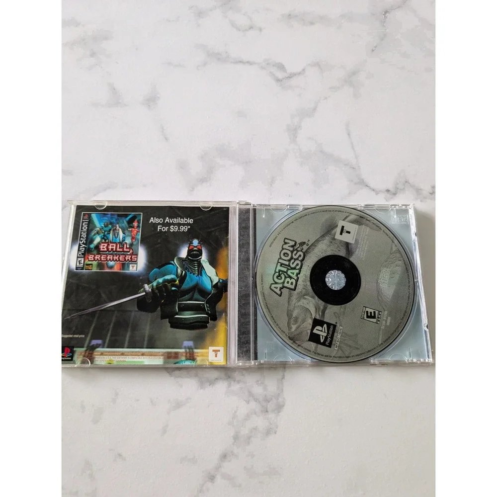 Action Bass (Sony Playstation 1, 2000) PS1 Complete TESTED